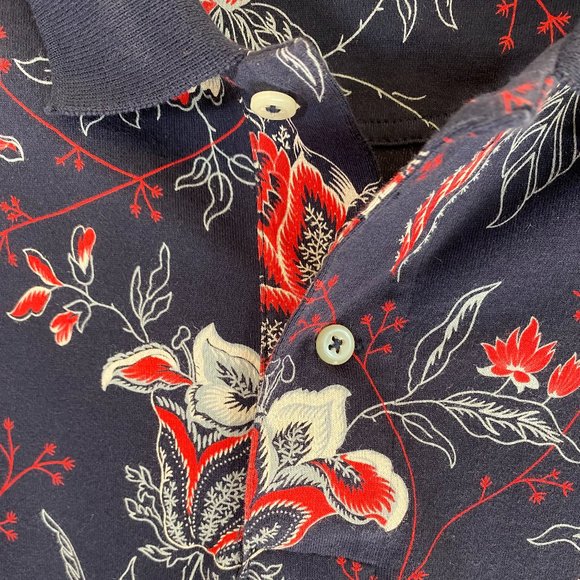 Daniel Cremieux Red White Blue Short Sleeve Shirt NWOT Men's Size Large - Picture 5 of 13